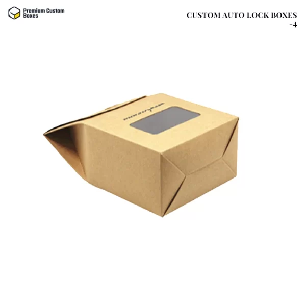 Custom Auto Lock Boxes with window 4