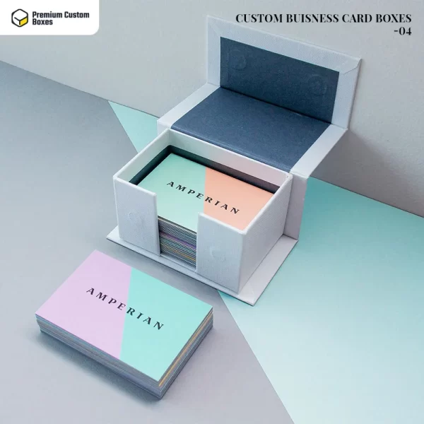 Custom Business Card Boxes with Flap 04