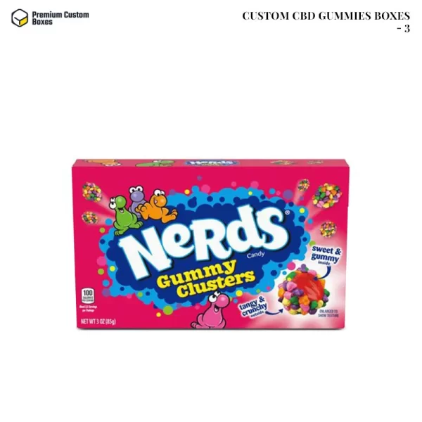 Custom CBD Gummies Boxes Wholesale 3