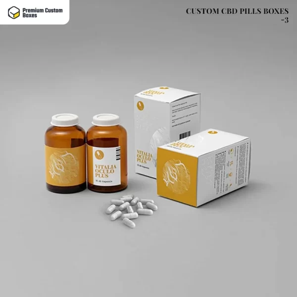 Custom CBD Pills Boxes Wholesale 3