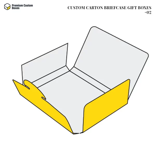 Custom Carton Briefcase Gift Boxes 02