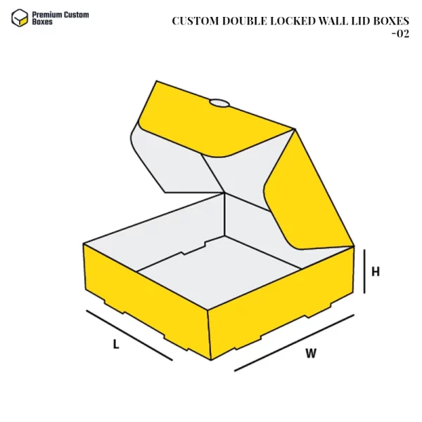 Custom Double Locked Wall Lid Boxes 02