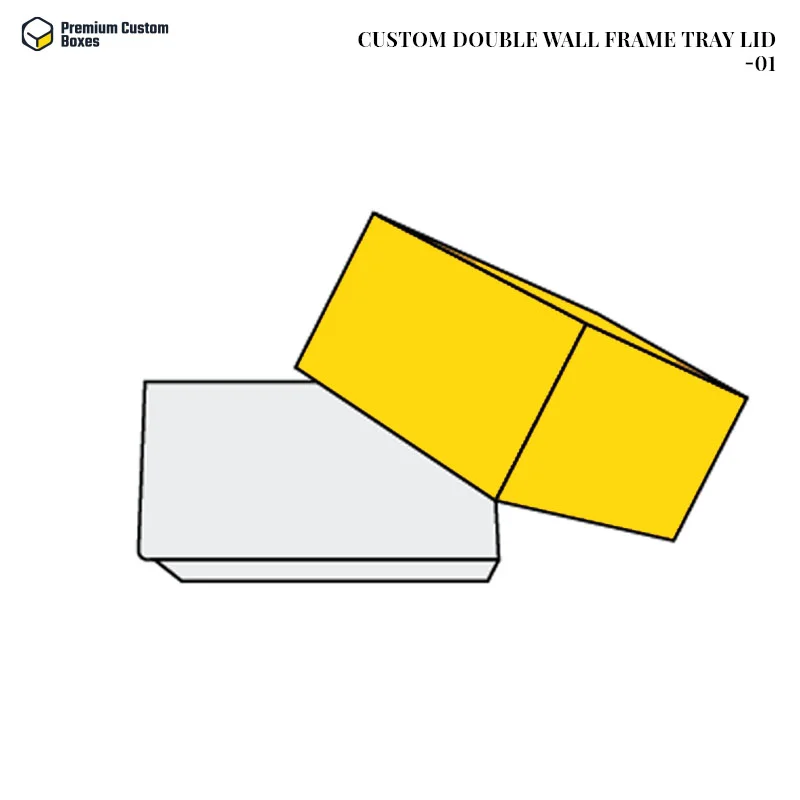 Custom Double Wall Frame Tray Lid 01