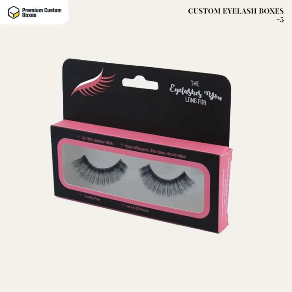 Custom Eyelash Boxes with window 5