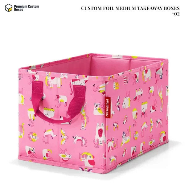 Custom Foil Medium Takeaway Boxes 02