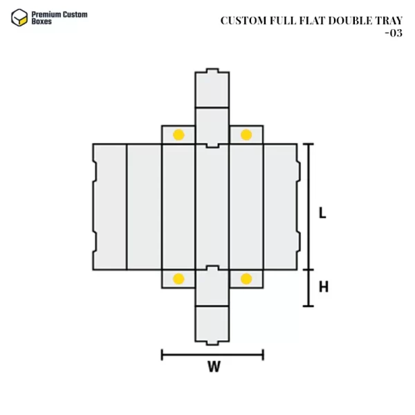 Custom Full Flat Double Tray 03