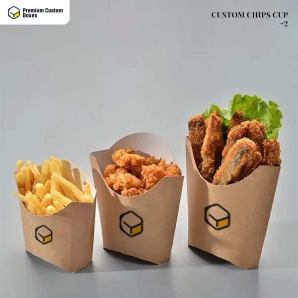 Custom Kraft Chips Cup 02