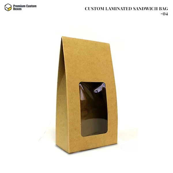 Custom Laminated Sandwich Bag with window 04