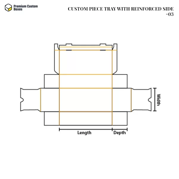 Custom Piece Tray with Reinforced Side 03
