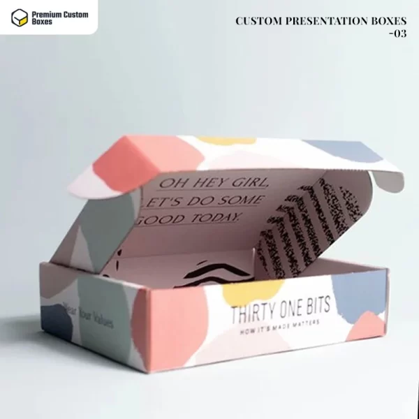 Custom Presentation Boxes with flap 03