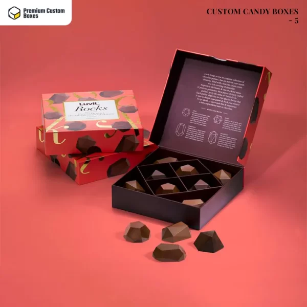Custom Printed Candy Boxes Wholesale