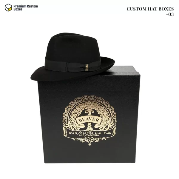 Custom Printed Hat Boxes Wholesale
