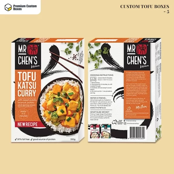 Custom Printed Tofu Boxes
