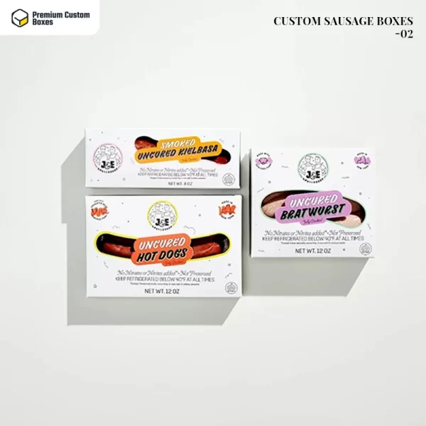 Custom Sausage Boxes with window 02