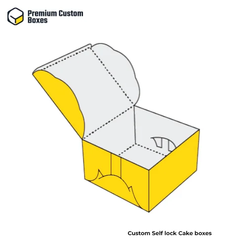 Custom Self Lock Cake Boxes