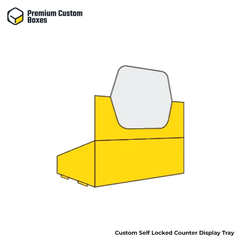 Custom Self Locked Counter Display Tray