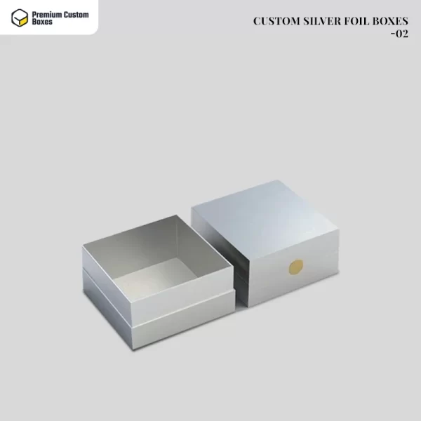 Custom Silver Foil Boxes Wholesale 02