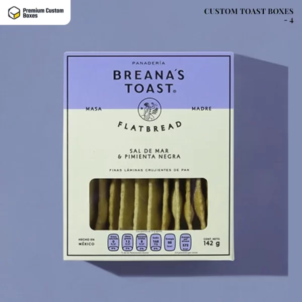 Custom Toast Packaging Boxes Wholesale
