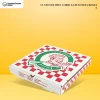 Custom White Corrugated Pizza Boxes 1