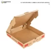 Custom White Corrugated Pizza Boxes Wholesale 2