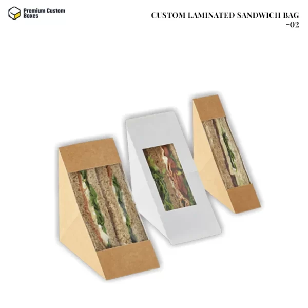 Custom kraft Laminated Sandwich Bag 02