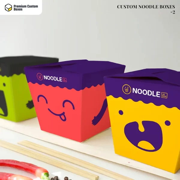 Custom printed Noodle Boxes 2