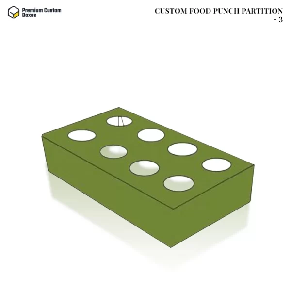 Customised Food Punch Partition Boxes