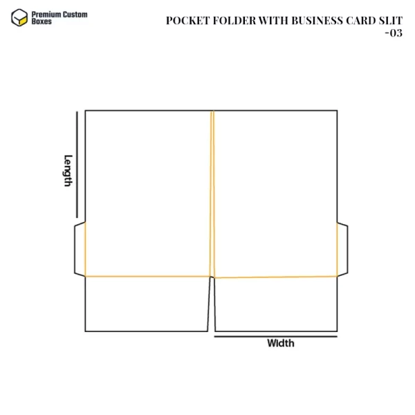Pocket Folder With Business Card Slit 03