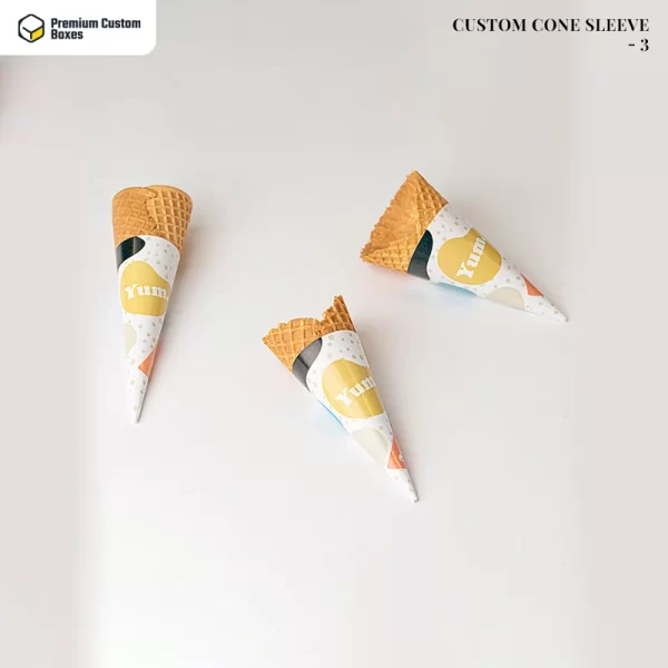 custom waffle cone sleeve