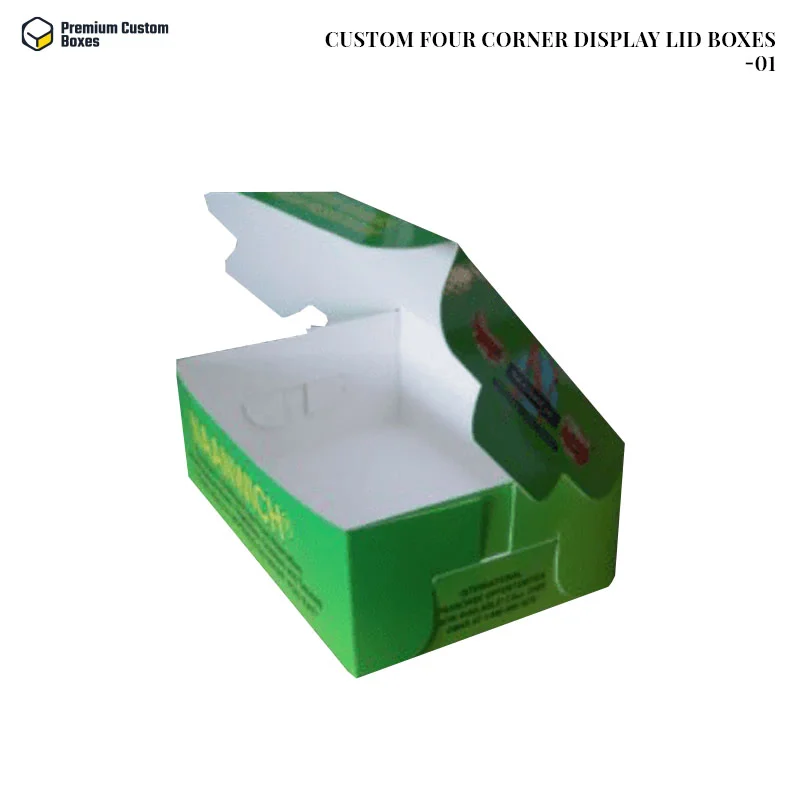 Custom Four Corner Display Lid Boxes 01