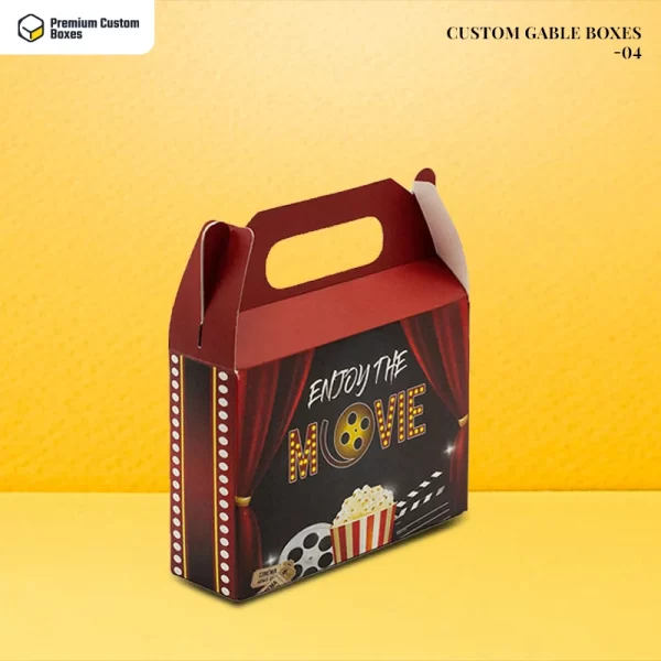 Custom Gable Boxes with logo 04