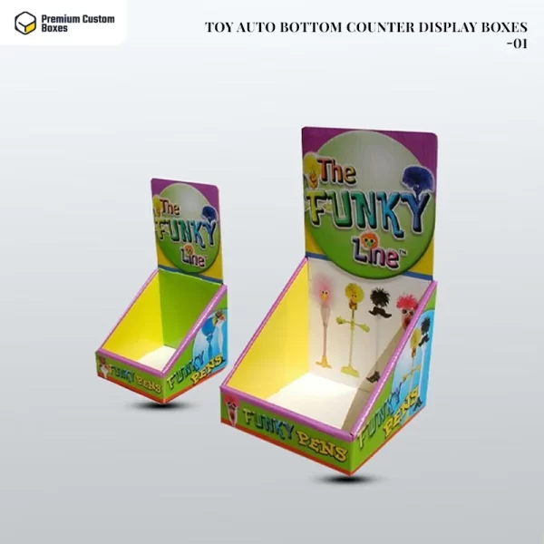Toy Auto Bottom Counter Display Boxes 01